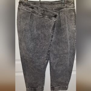 Crossover Denim Joggers